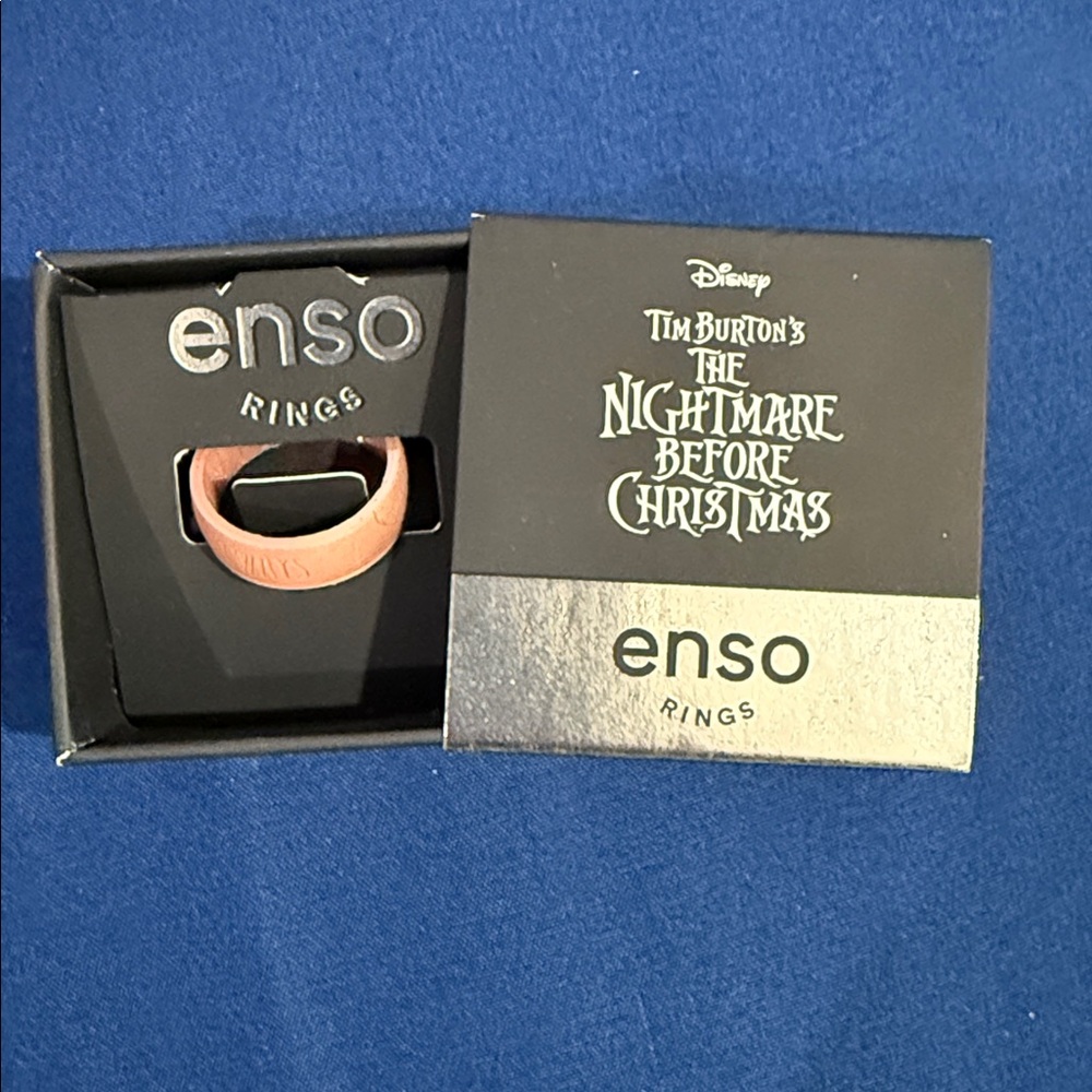 Disney Enso Rings Nightmare Before Christmas Sally Rose Gold Sz 7 NEW IN BOX